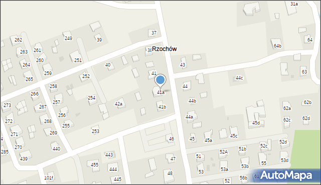 Nagawczyna, Nagawczyna, 41a, mapa Nagawczyna