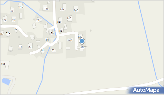 Nagawczyna, Nagawczyna, 82c, mapa Nagawczyna