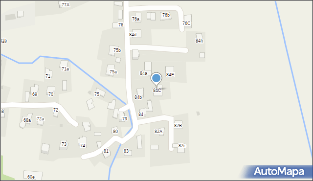 Nagawczyna, Nagawczyna, 84C, mapa Nagawczyna