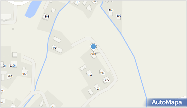 Nagawczyna, Nagawczyna, 92b, mapa Nagawczyna