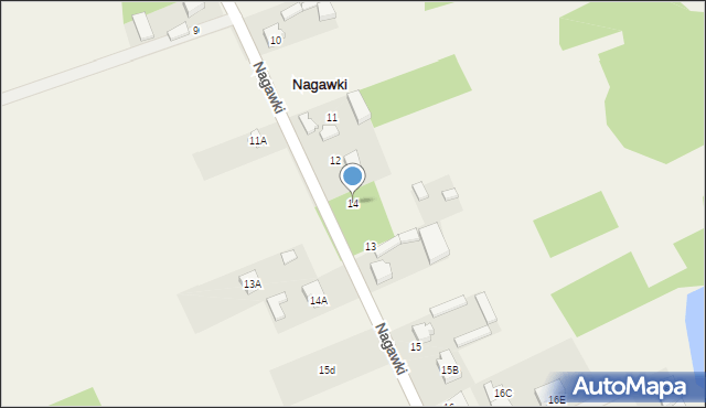 Nagawki, Nagawki, 14, mapa Nagawki