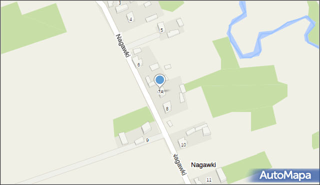 Nagawki, Nagawki, 7A, mapa Nagawki