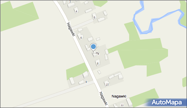 Nagawki, Nagawki, 7A, mapa Nagawki