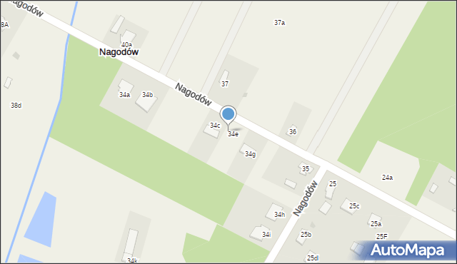 Nagodów, Nagodów, 34d, mapa Nagodów