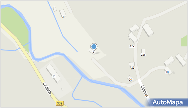 Nagodzice, Nagodzice, 1A, mapa Nagodzice