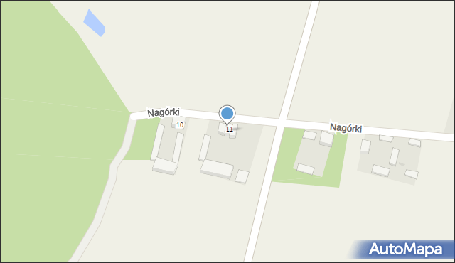 Nagórki, Nagórki, 15, mapa Nagórki