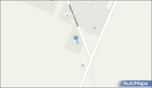 Nagórki Dobrskie, Nagórki Dobrskie, 48c, mapa Nagórki Dobrskie