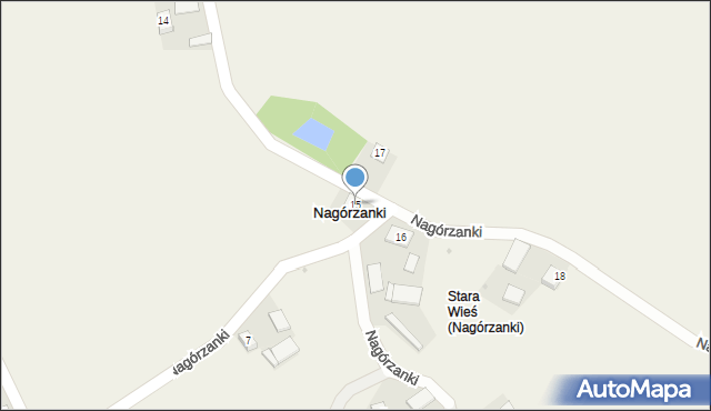 Nagórzanki, Nagórzanki, 15, mapa Nagórzanki