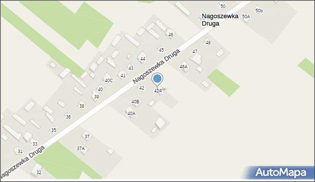 Nagoszewka Druga, Nagoszewka Druga, 42A, mapa Nagoszewka Druga