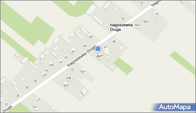 Nagoszewka Druga, Nagoszewka Druga, 46A, mapa Nagoszewka Druga