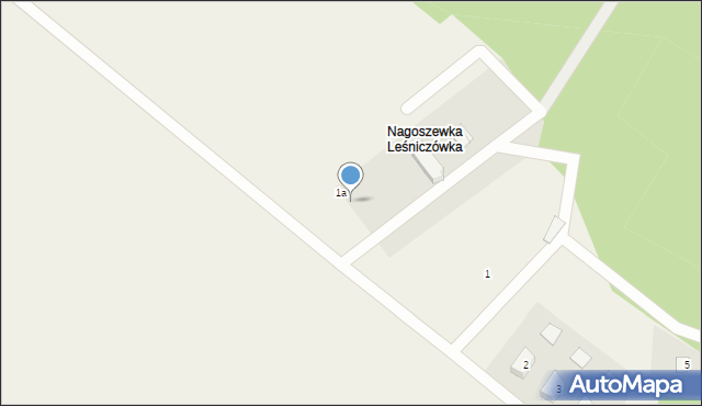 Nagoszewka Pierwsza, Nagoszewka Pierwsza, 1b, mapa Nagoszewka Pierwsza