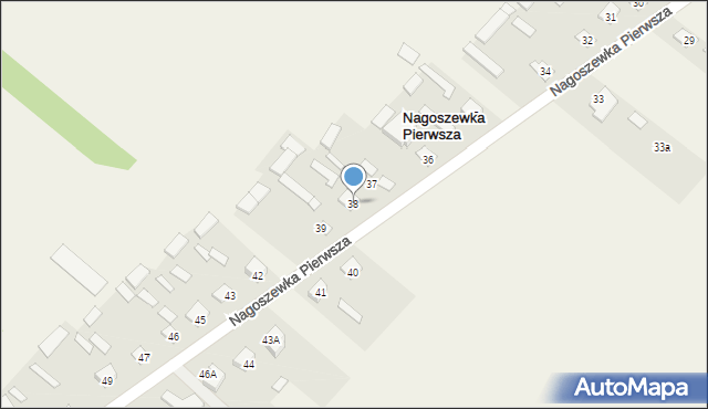 Nagoszewka Pierwsza, Nagoszewka Pierwsza, 38, mapa Nagoszewka Pierwsza