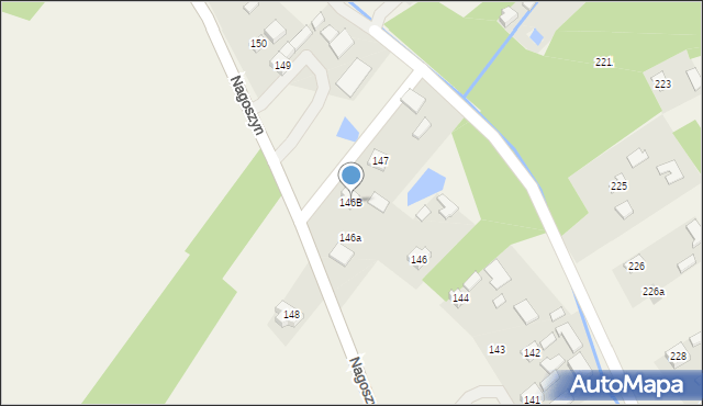 Nagoszyn, Nagoszyn, 148, mapa Nagoszyn