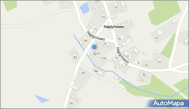 Najdymowo, Najdymowo, 79, mapa Najdymowo