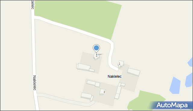 Nakielec, Nakielec, 2, mapa Nakielec