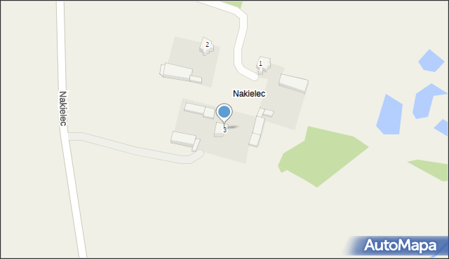 Nakielec, Nakielec, 3, mapa Nakielec