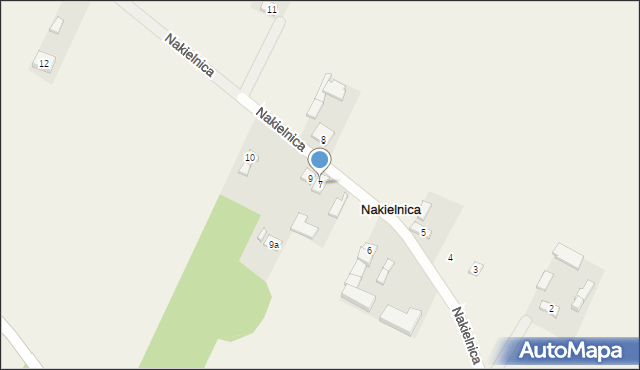 Nakielnica, Nakielnica, 7, mapa Nakielnica