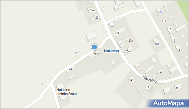 Nakielno, Nakielno, 19, mapa Nakielno