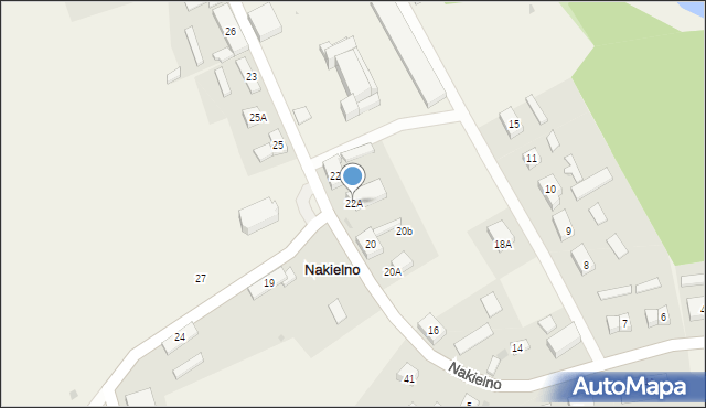 Nakielno, Nakielno, 22A, mapa Nakielno