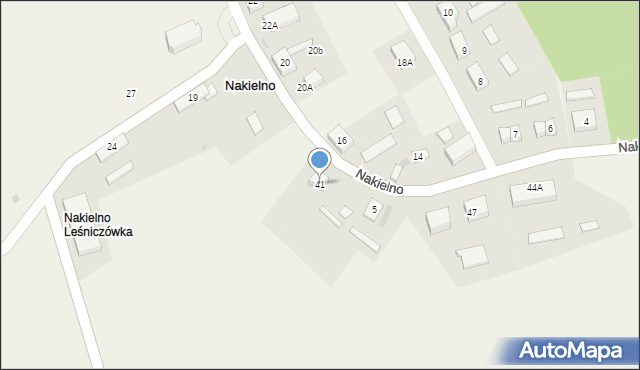 Nakielno, Nakielno, 41, mapa Nakielno