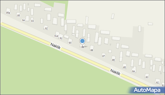 Naklik, Naklik, 89, mapa Naklik