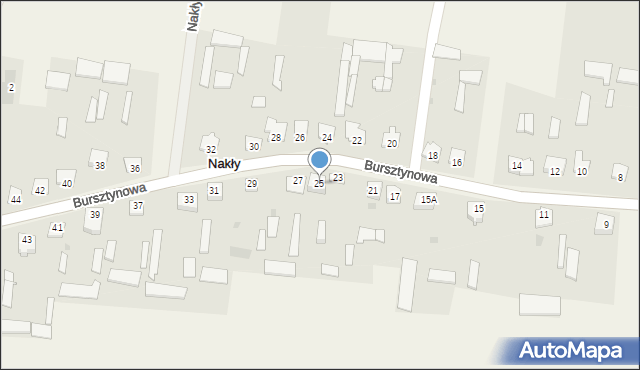 Nakły, Nakły, 25, mapa Nakły