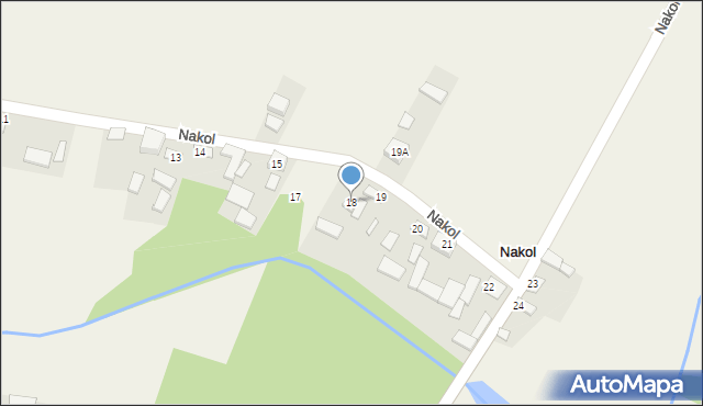 Nakol, Nakol, 18, mapa Nakol