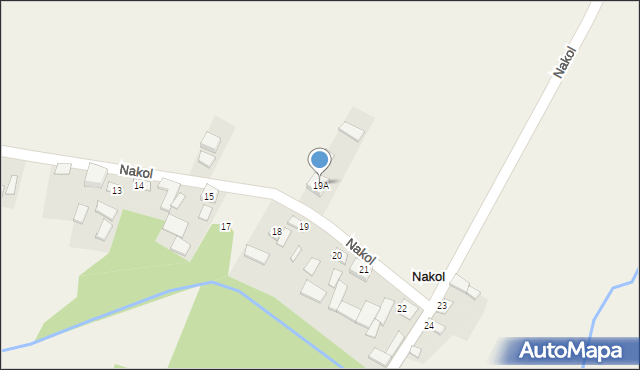 Nakol, Nakol, 19A, mapa Nakol