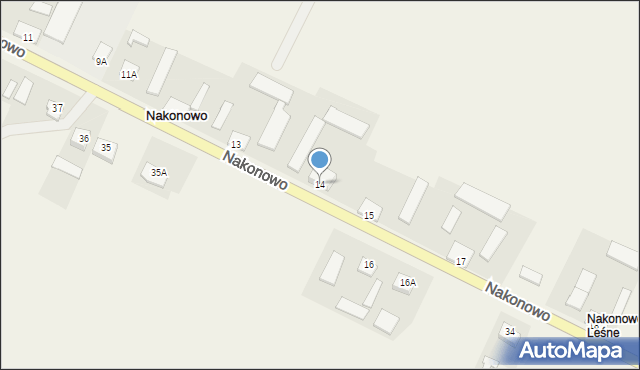 Nakonowo, Nakonowo, 14, mapa Nakonowo