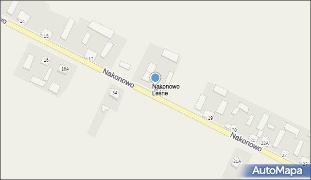 Nakonowo, Nakonowo, 18, mapa Nakonowo