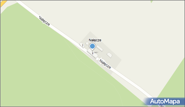 Nałęcze, Nałęcze, 4, mapa Nałęcze