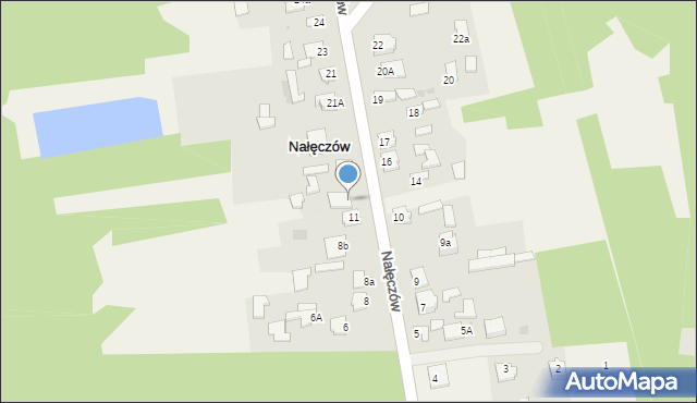 Nałęczów, Nałęczów, 13, mapa Nałęczów