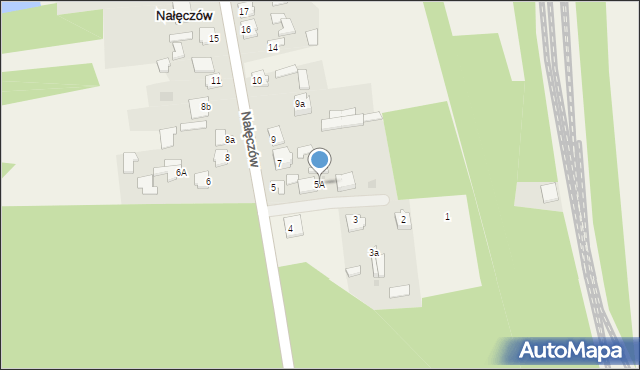 Nałęczów, Nałęczów, 5A, mapa Nałęczów