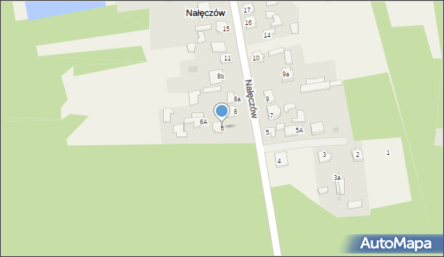 Nałęczów, Nałęczów, 6, mapa Nałęczów