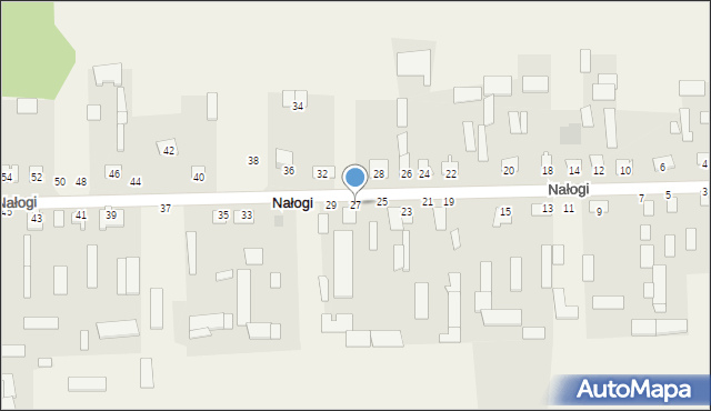 Nałogi, Nałogi, 27, mapa Nałogi