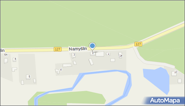 Namyślin, Namyślin, 2, mapa Namyślin