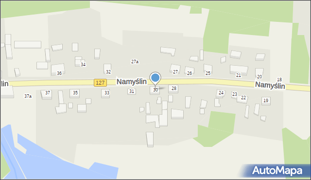 Namyślin, Namyślin, 30, mapa Namyślin