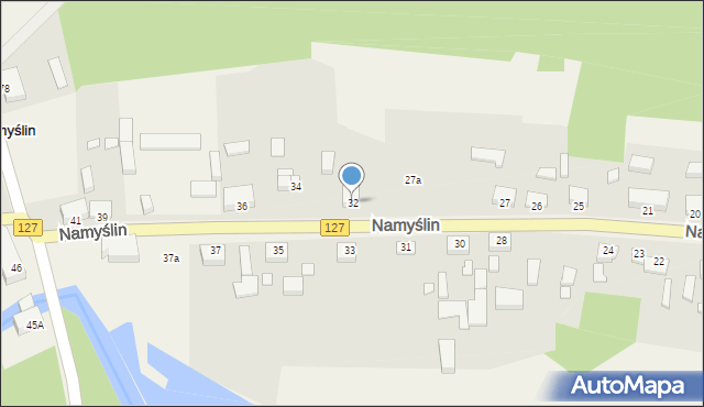 Namyślin, Namyślin, 32, mapa Namyślin