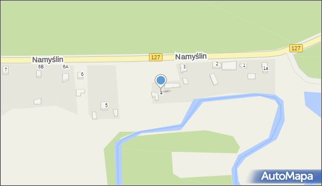 Namyślin, Namyślin, 4, mapa Namyślin