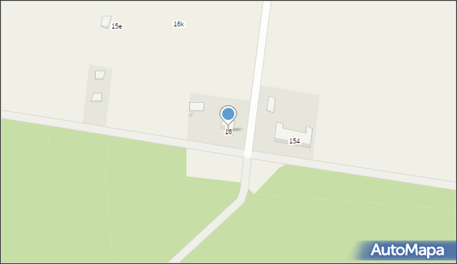 Napiórki Butne, Napiórki Butne, 16, mapa Napiórki Butne