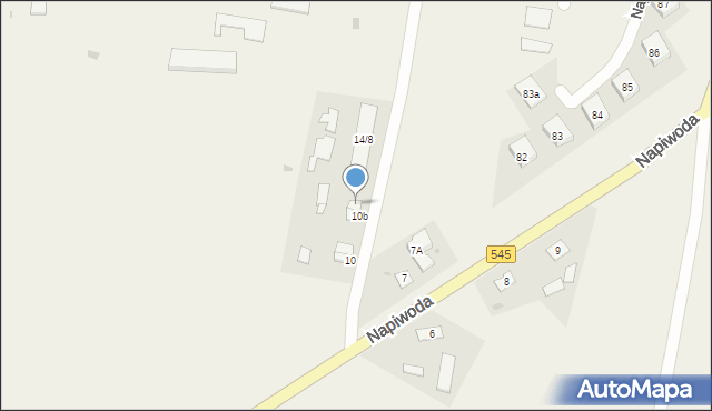 Napiwoda, Napiwoda, 14/9, mapa Napiwoda