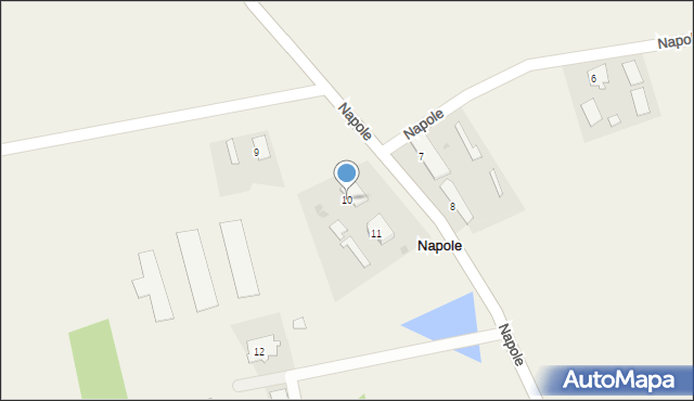 Napole, Napole, 10, mapa Napole