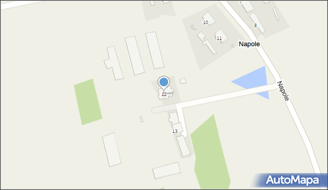 Napole, Napole, 12, mapa Napole