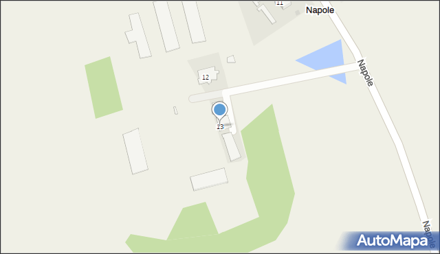 Napole, Napole, 13, mapa Napole