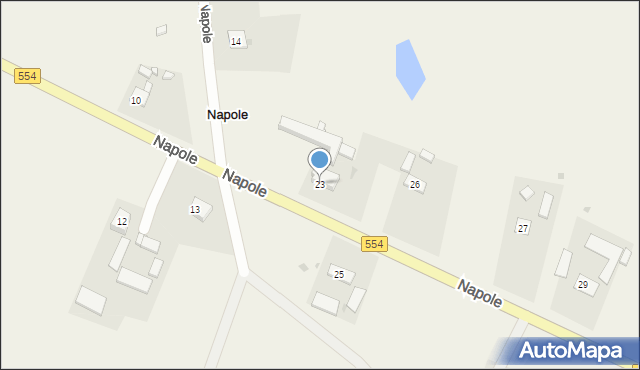 Napole, Napole, 23, mapa Napole