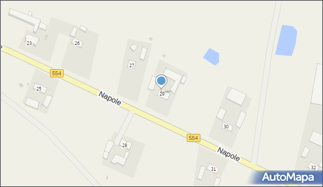 Napole, Napole, 29, mapa Napole