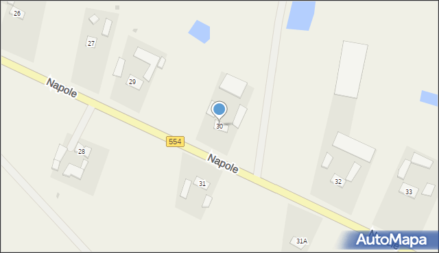 Napole, Napole, 30, mapa Napole