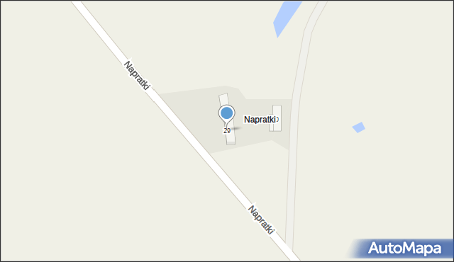 Napraty, Napratki, 29, mapa Napraty