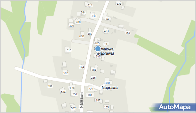 Naprawa, Naprawa, 246, mapa Naprawa