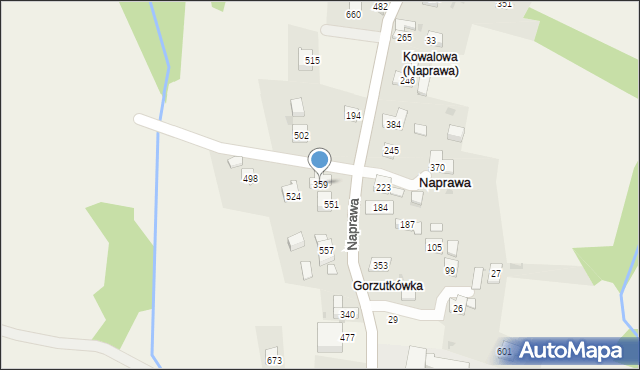 Naprawa, Naprawa, 359, mapa Naprawa